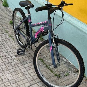 Bicicleta de Paseo Baccio Alpina Rodado 24 Rosado/Morado - imagen 11