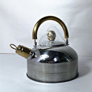 Juego de Cocina Acero Inoxidable con Asas Doradas y Tapas de Vidrio - imagen 4