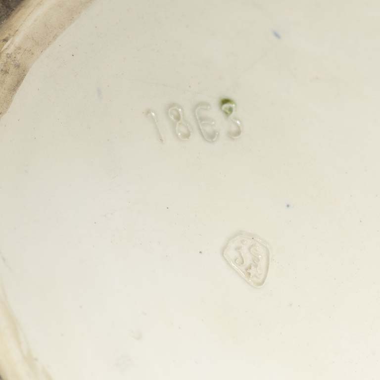 Macetero mayólica con diseño colorido - imagen 2