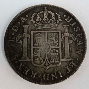 Moneda de 4 Reales de Chile de 1785 - Carlos III (Falsa) - imagen 2