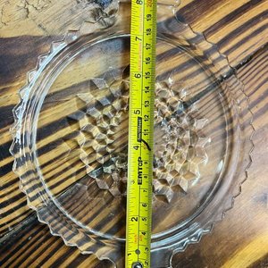 Compotera y Bandeja de Vidrio Transparente con Diseño Geométrico - imagen 5