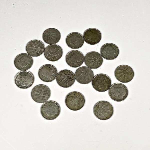 Veinte Monedas Uruguayas de Plata "Chanchitas" - imagen 1