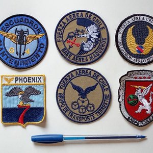 Lote de 6 Parches de Aviación Militar: FAU y Otros Países - imagen 1