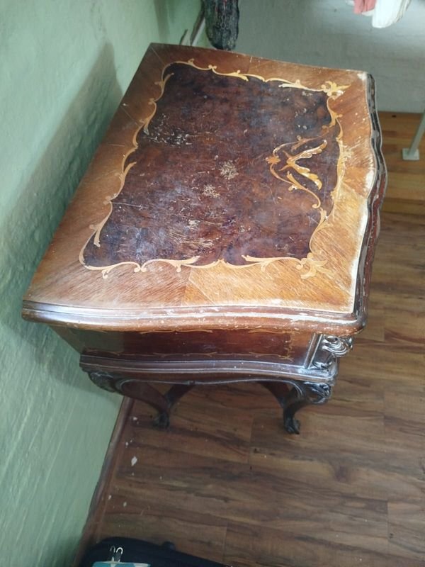 Mesa Luis XV en madera tallada - imagen 10