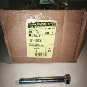 100 Bulones Industriales Rex Ltda. 3/8" x 3" - imagen 3