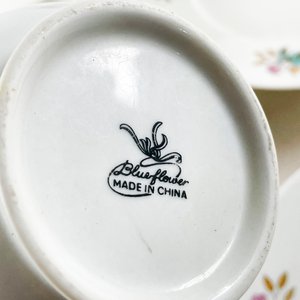 Juego de Pocillos Ingleses y Tetera con Detalles - imagen 5
