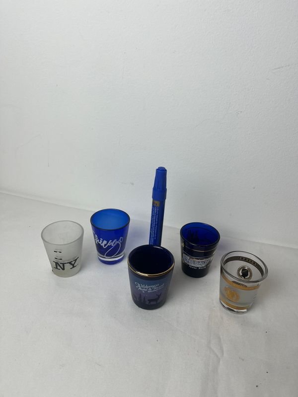 Vasos chupito de cerámica con diseño decorativo - imagen 6