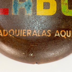 Cartel Circular de Chapa "Pinturas Cabú" - 40 cm Diámetro - imagen 3