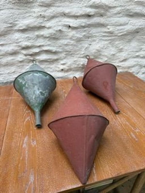 Lote de bollas antiguas de hojalata para decoración - imagen 4