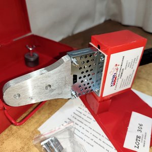 Termofusora KRÄIN para Tubos Plásticos con 3 Discos y Valija Metálica - imagen 5