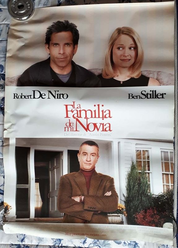 Poster Original "La Familia de mi Novia" (Meet the Parents) - Robert De Niro, Ben Stiller - Año 2000