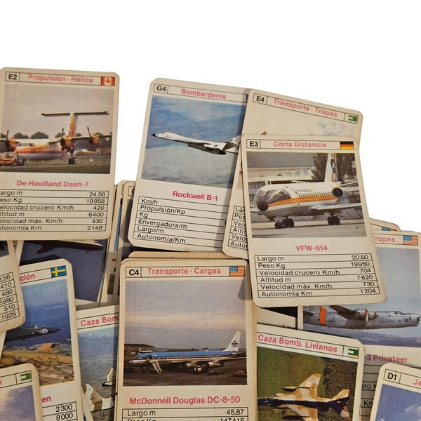 Gran lote de cartas de aviones: Colección de tarjetas aeronáuticas - imagen 3