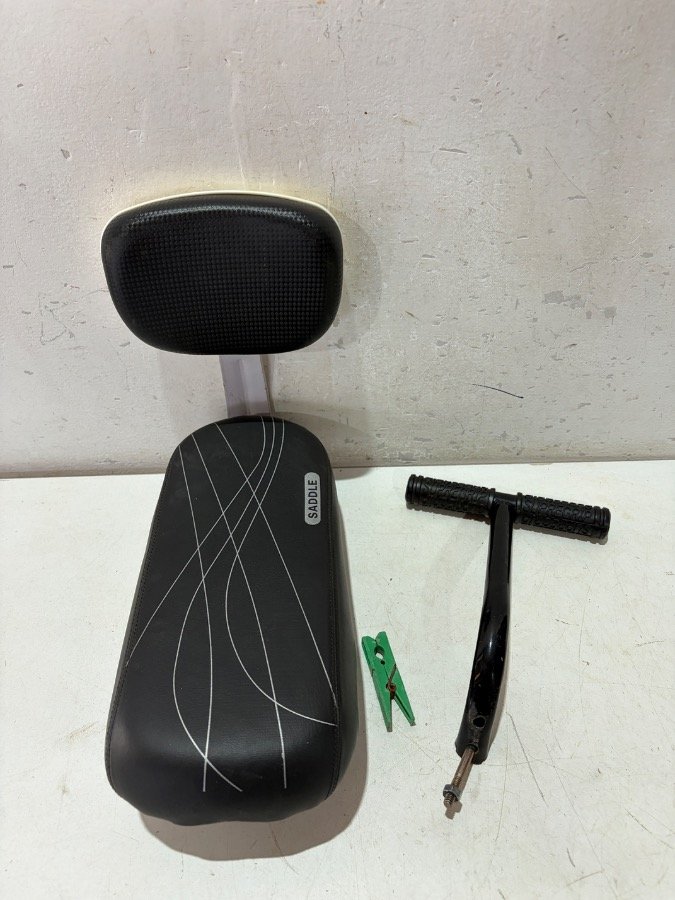 Asiento Trasero para Bicicleta con Respaldo