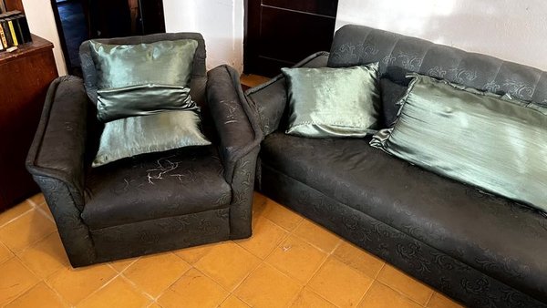 Sofá de Tres Cuerpos con Diseño Arabesco - imagen 4