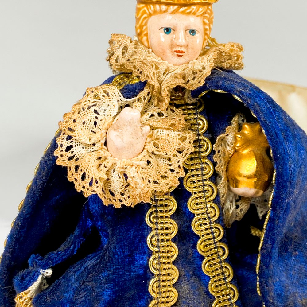 Figura de porcelana checa, altura 17 cm, con caja - imagen 3