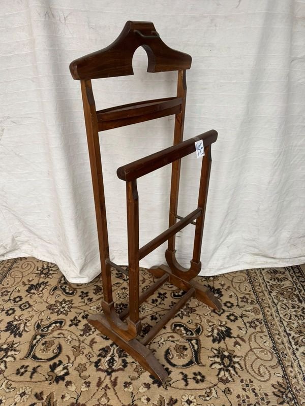 Perchero de Pie Despojador de Madera Estilo Clásico