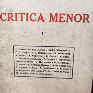 Libros "La Crítica Menor" Tomos I y II de Juan Torrendell (1933) - imagen 4