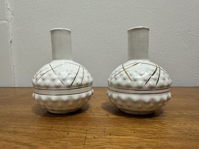 Adornos de Botella en Porcelana - Vajillas con Flores - imagen 5