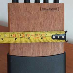Juego de 5 Cuchillos de Cocina Tramontina con Soporte de Madera - imagen 7
