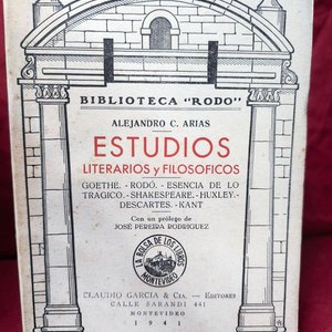 Lote anterior: Estudios Literarios y Filosóficos de Alejandro C. Arias (1941)
