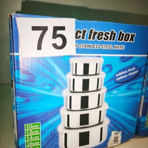 Set de 8 Cajas de Acero Inoxidable para Alimentos (5 Unidades) - imagen 3
