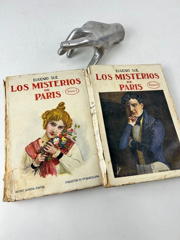 Lote siguiente: Libros de Eugenio Sue - Los misterios de Paris - Barcelona 1931