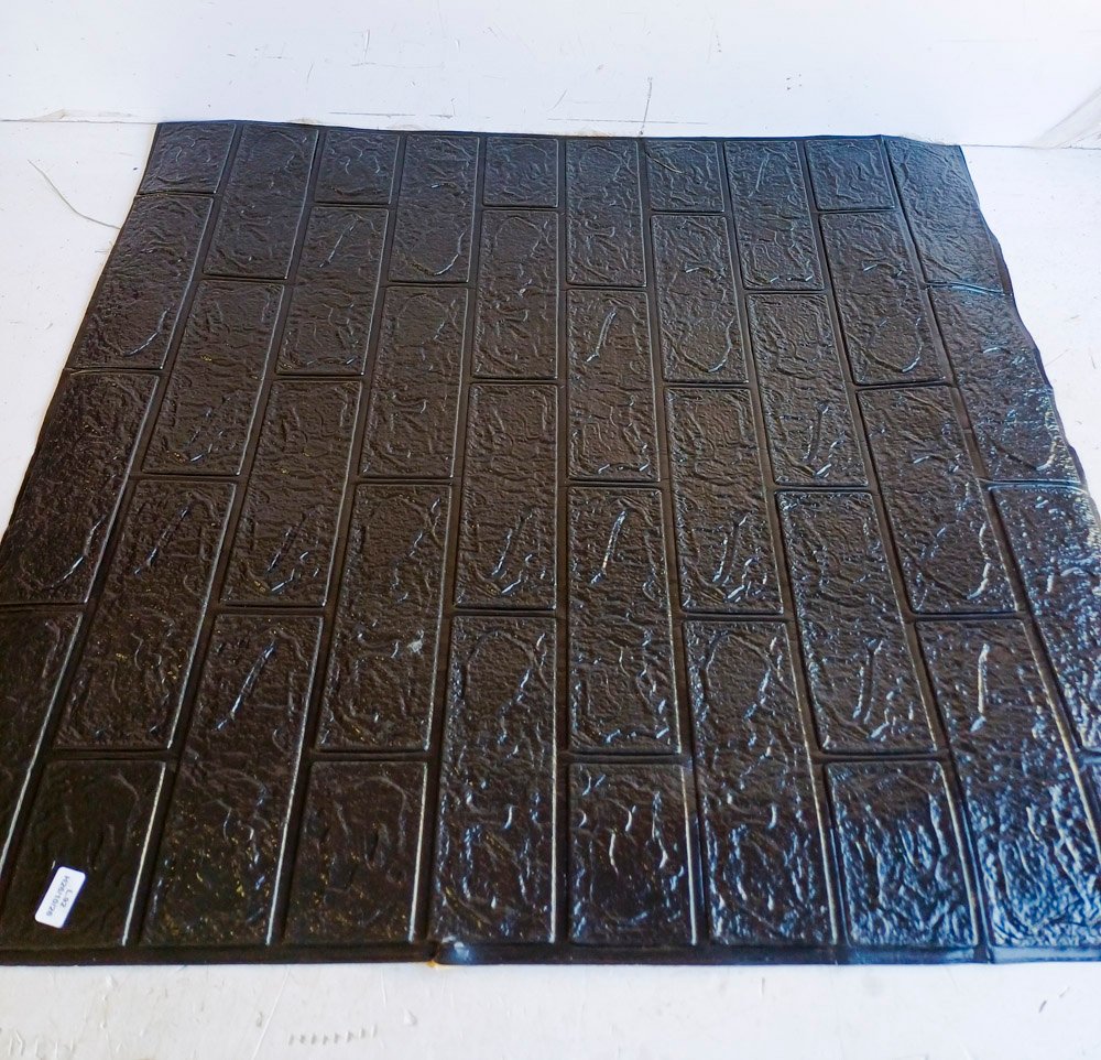 38 Placas Decorativas Negras 70 x 77 cm