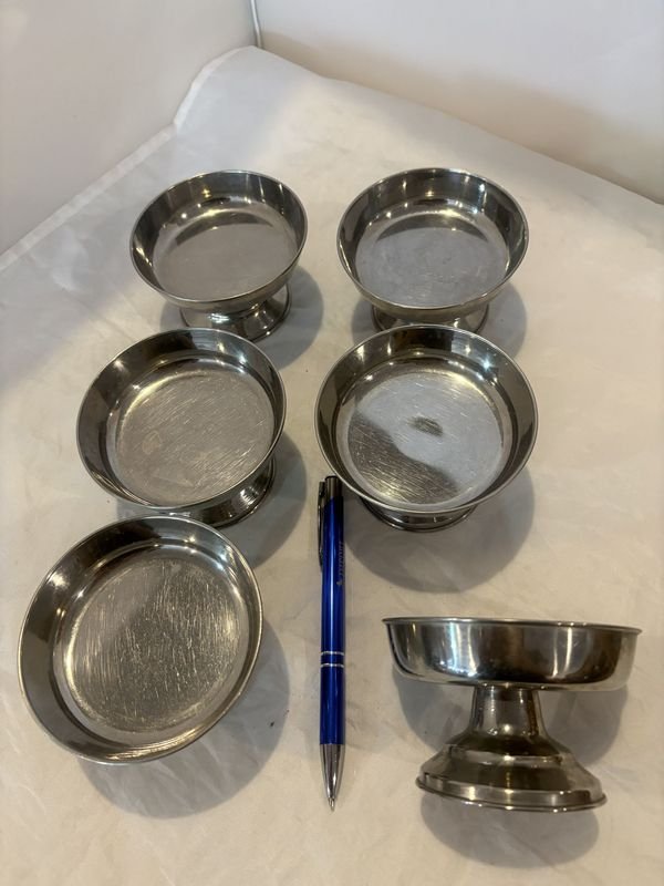 Juego de seis tazas de plata - imagen 2