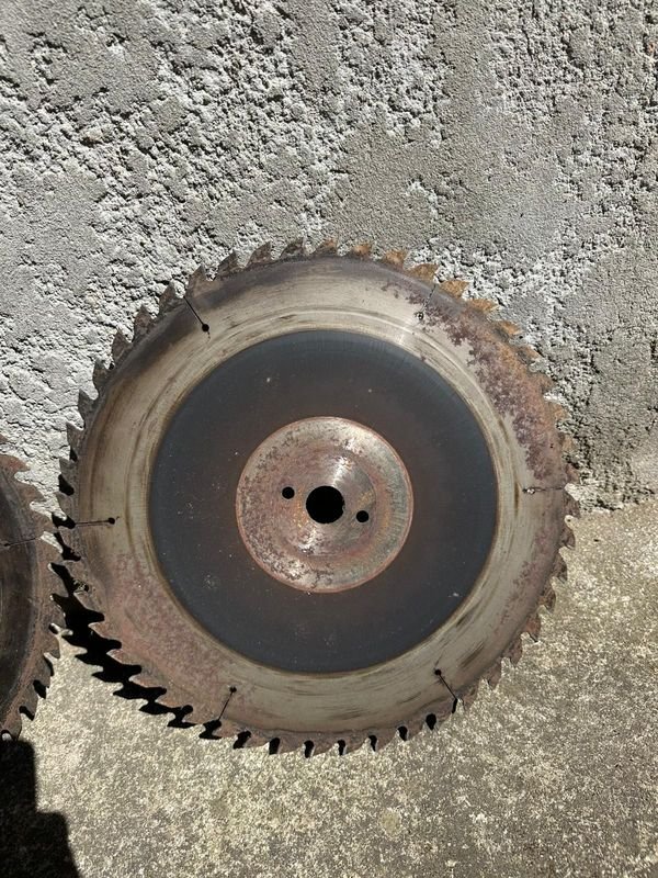 Discos de acero para sierra, 38 cm de diámetro, sin uso - imagen 4
