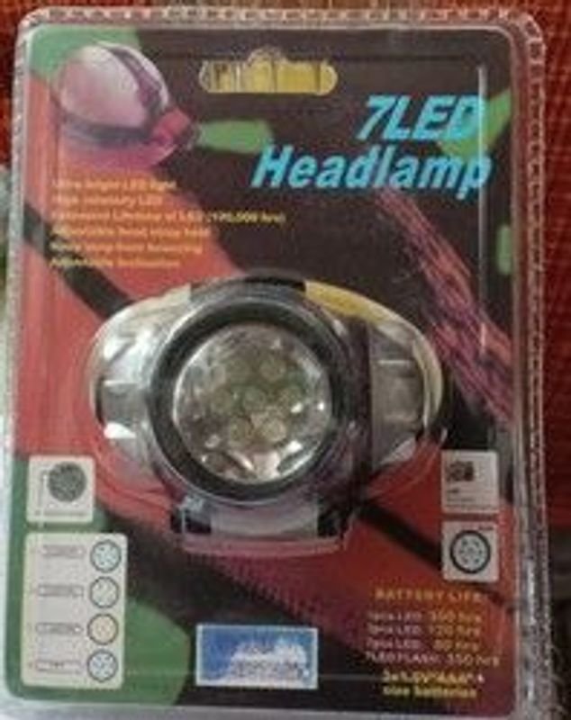 Lote anterior: Linterna frontal ultrabrillante con 7 LEDS de alta intensidad