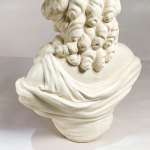 Busto Dama Romana en PVC Blanco, Adorno de Jardín 50 cm - imagen 6