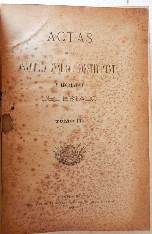 Libro Raro de Historia del Estado Uruguayo - imagen 1
