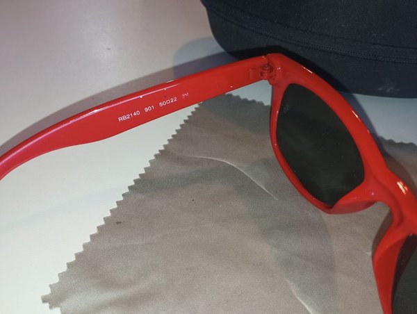 Lentes Ray Ban Wayfarer originales Rojos - imagen 4