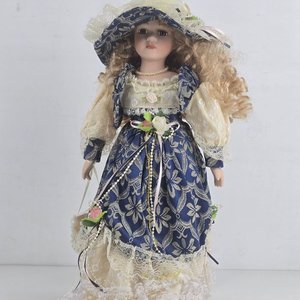 Muñeca de Porcelana Estilo Victoriano Coleccionable - imagen 2