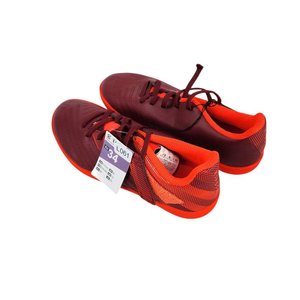 Botines de Fútbol Turf para Niño Talle 34 Color Borravino y Naranja - imagen 1