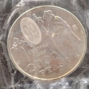 Lote anterior: Moneda de Plata Española 2000 Pesetas Xacobeo 1999
