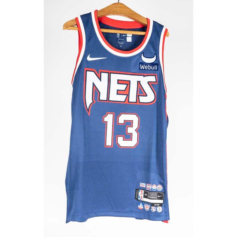 Camiseta de Básquetbol Brooklyn Nets Harden #13 Azul Talle L