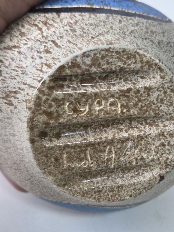 Jarra cerámica artesanal firmada - imagen 6