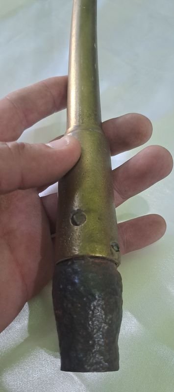Antiguo objeto de bronce para rayos - imagen 2