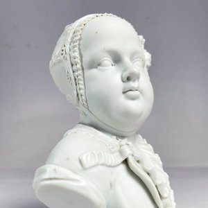 Busto Romano en Biscuit, Figura Decorativa de 14 cm - imagen 2