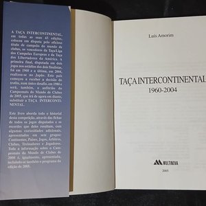 Libro Taça Intercontinental 1960-2004 de Luís Amorim - Obra Histórica del Fútbol - imagen 2