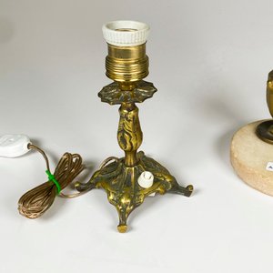 Tres lamparas de bronce diferentes - imagen 4