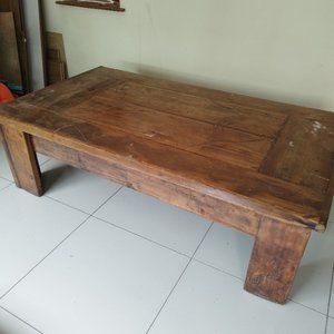 Mesa de Living Rústica de Madera Noble - imagen 5