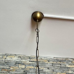 2 Lámparas Galponeras de Bronce y Madera - imagen 5