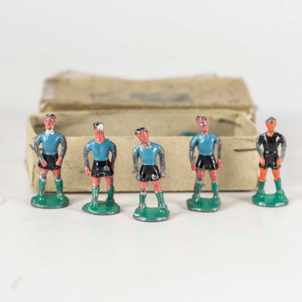 Figuras de plomo antiguas de la Selección de Uruguay