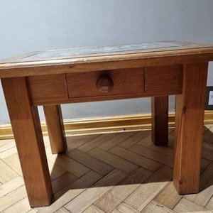 Mesa Ratona Original con Tapa Vitrina Decorativa de Elementos Naturales - imagen 4
