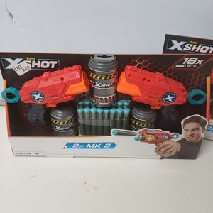 Pistolas X-Shot Mk3 X 2 Originales con 16 Dardos y Latas - imagen 4