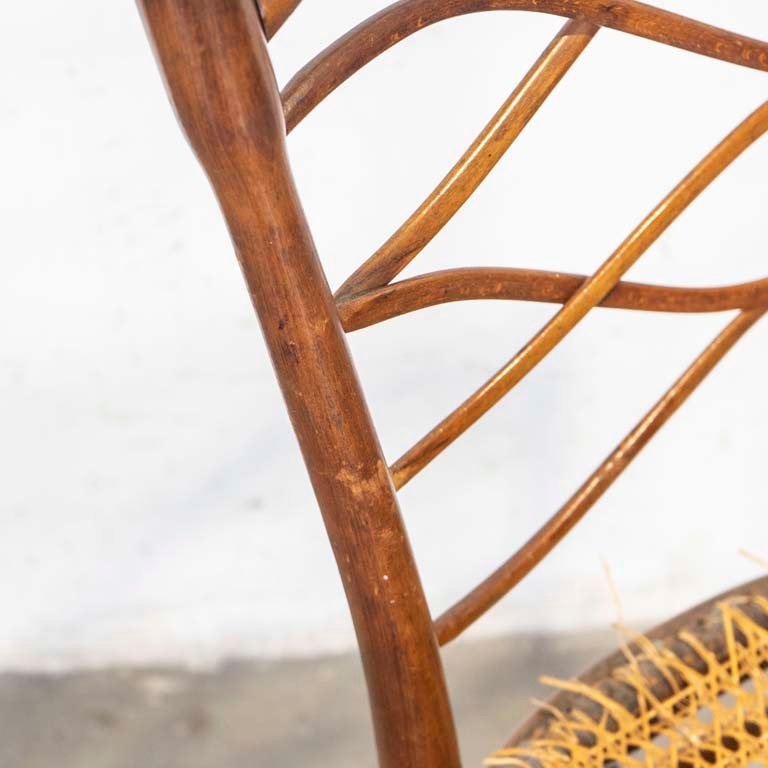 Silla tipo viena con asiento esterillado para decorar tu hogar - imagen 3
