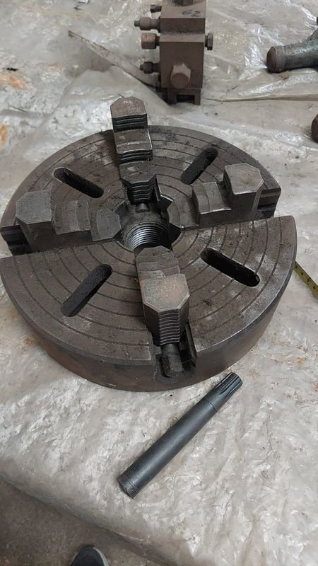 Torno y plato de metal para venta - imagen 3