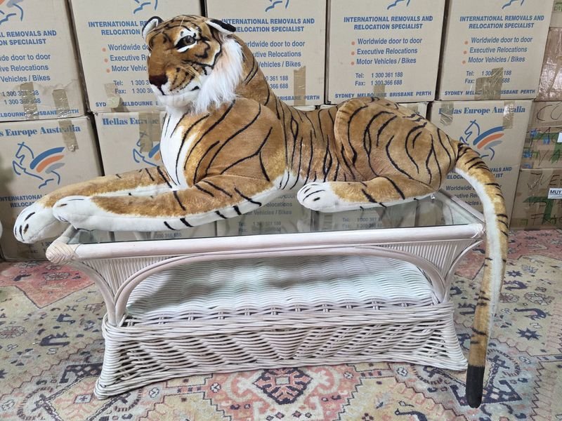 Peluche Gigante Tigre Realista Como Nuevo